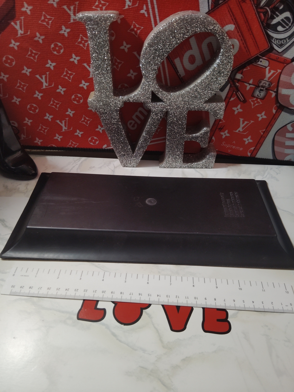 Silver Decorative Rectangular Tray - Picture 7 of 7